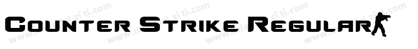 Counter Strike Regular字体转换